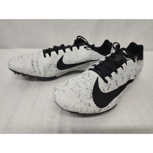 Nike Men's Zoom Rival S 9 Cross Country Running Spikes 907564-005 Platinum Sz 14 - Picture 2 of 8